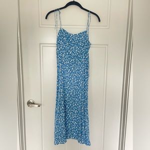 Blue Floral Reformation Dress
